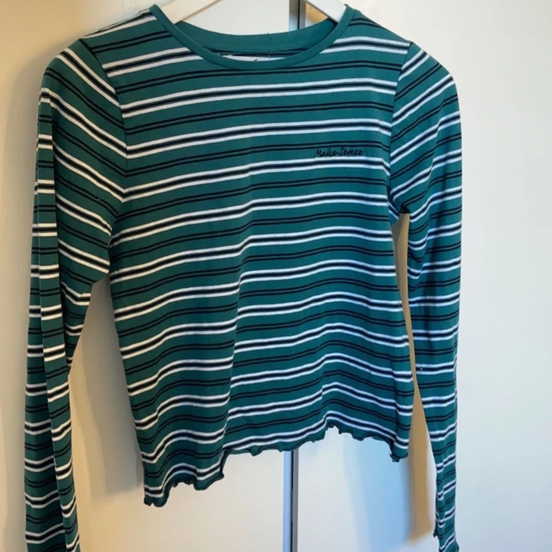 Randig långärmad tröja