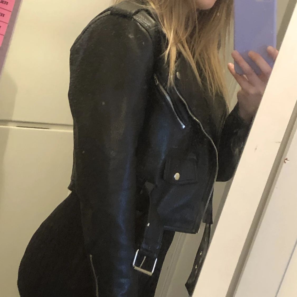 Skinnjacka (fake leather) - 90