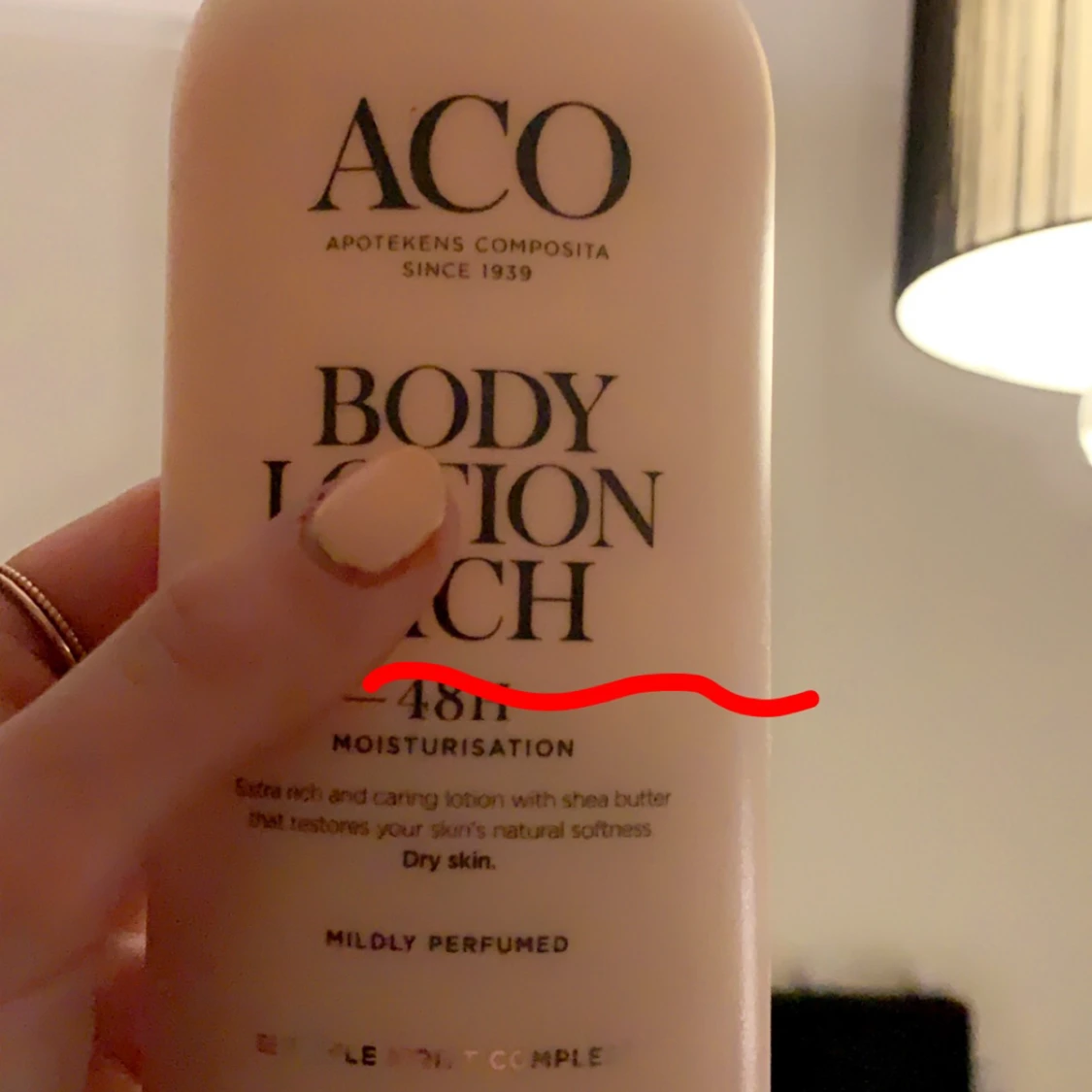 Body lotion