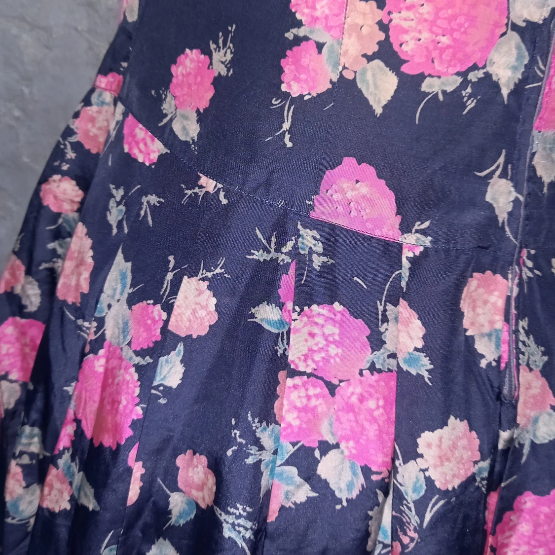 50-tals sidenklänning/skräddarsydd - 91