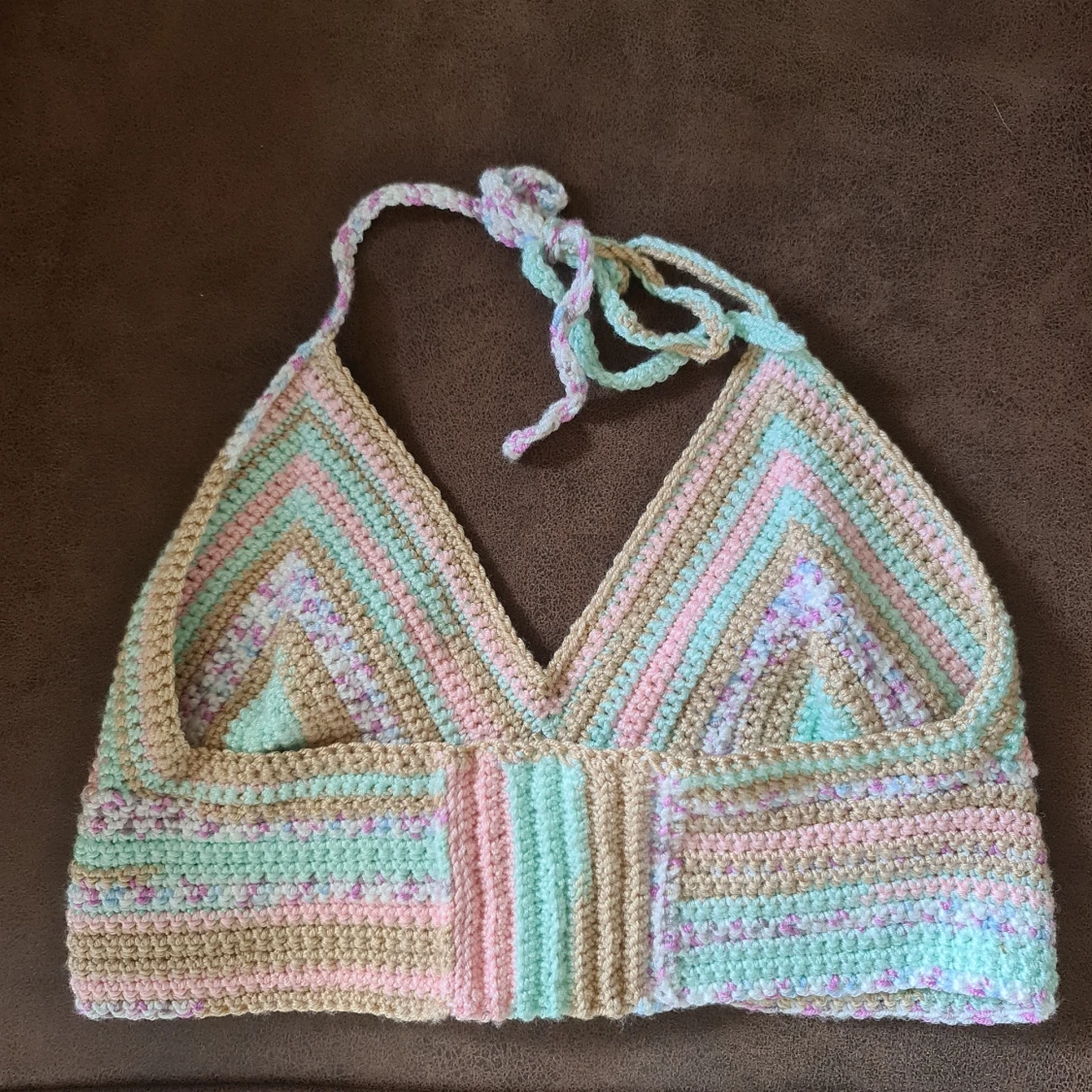 Virkad halterneck top S - 91