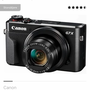 Camera g7x  - Säljer min kamera som jag bara använt en gång . Säljer för 3900 kr. Har förpackning och allt kvar samt ett kamera stativ. Superfint skick då jag aldrig använt den. Kan mötas upp för snabb affär. 🤗