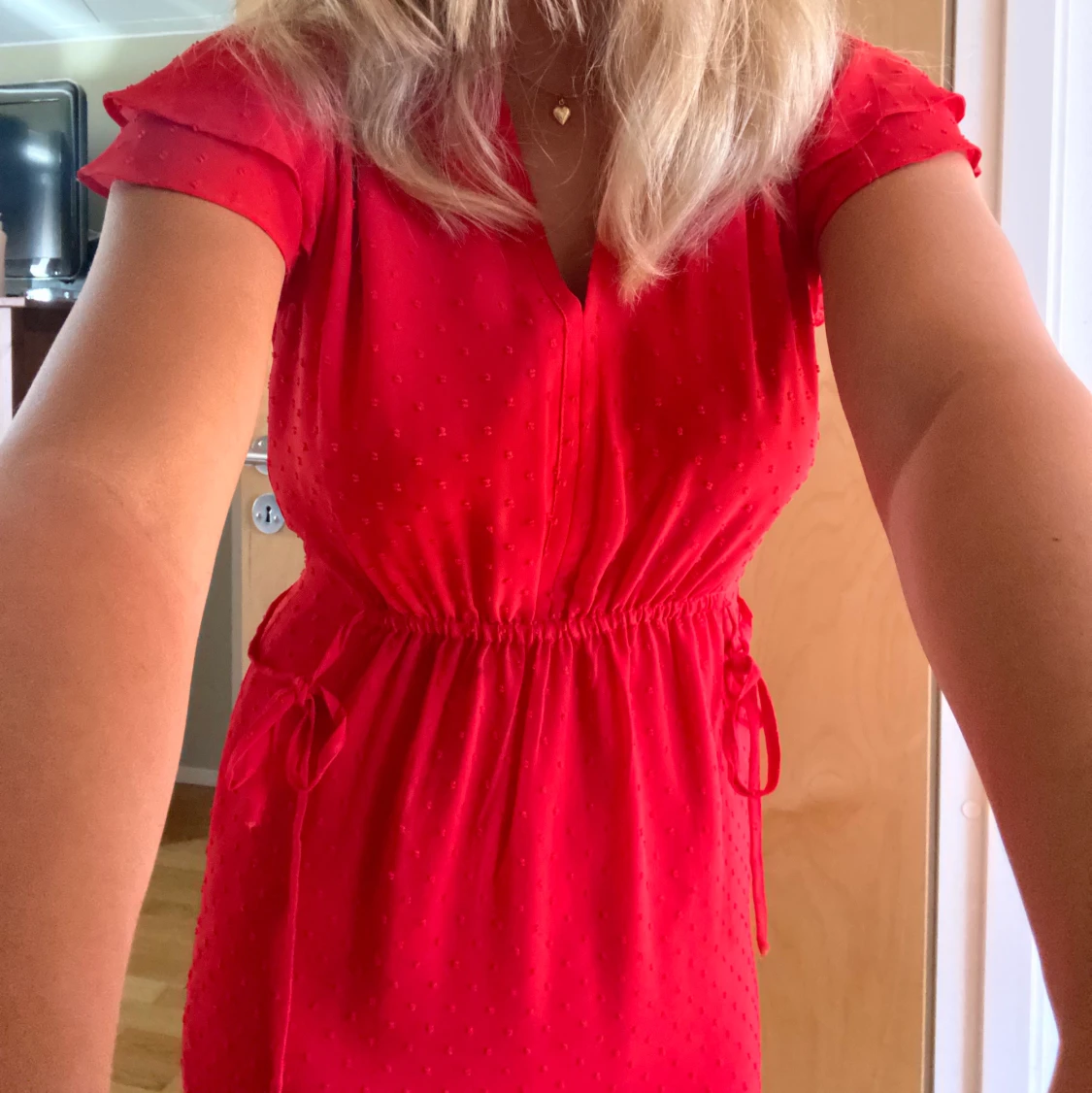 Röd sommarklänning  - 91