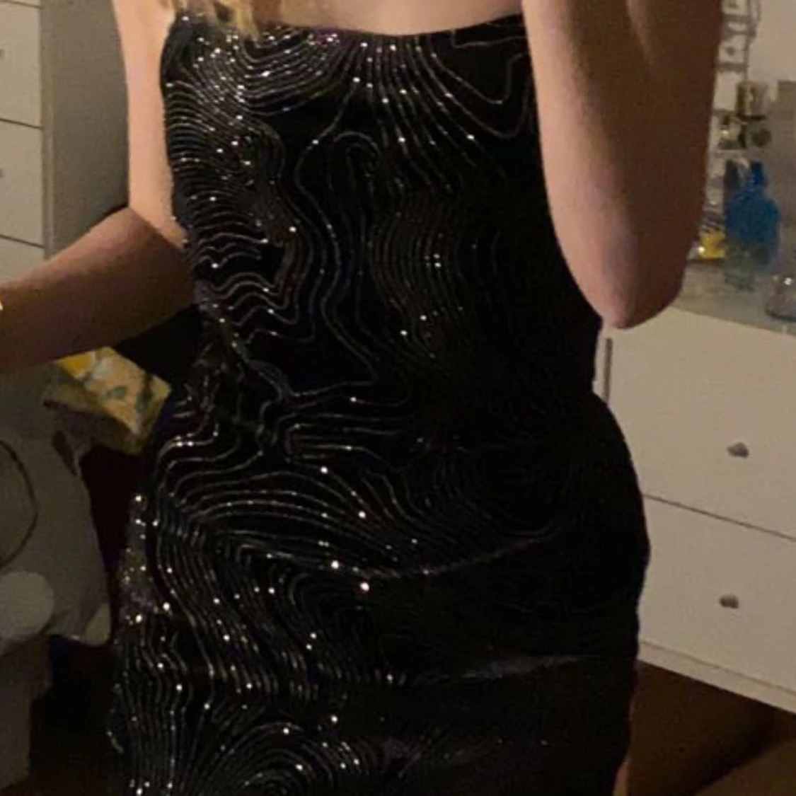 Glitter klänning - 90