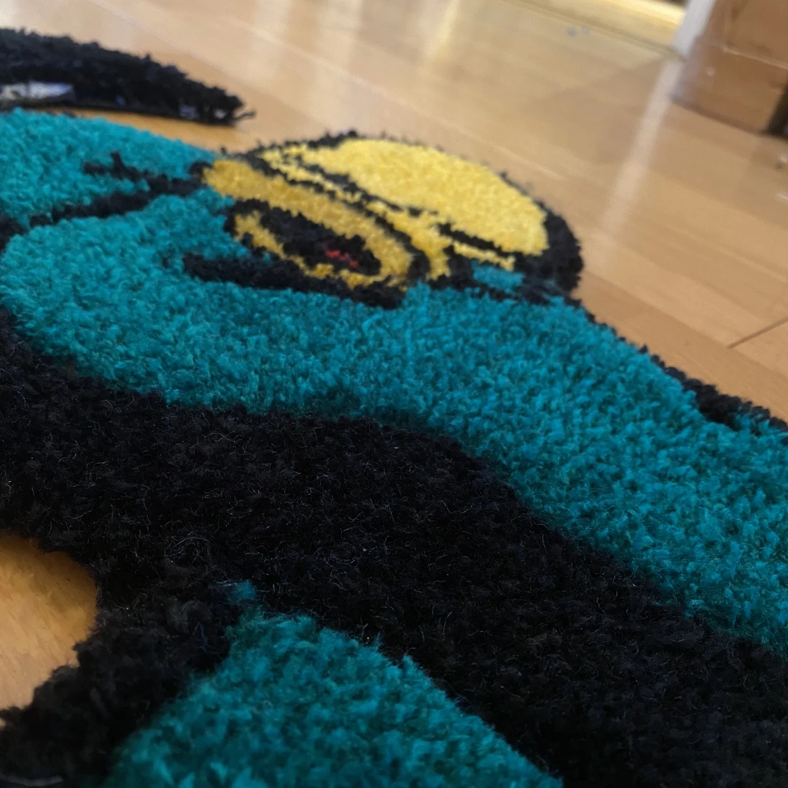 Egengjord tuftad homer sleeping matta/ 100% akryl - 91