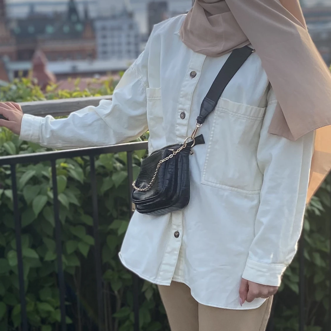 Oversized skjortjacka