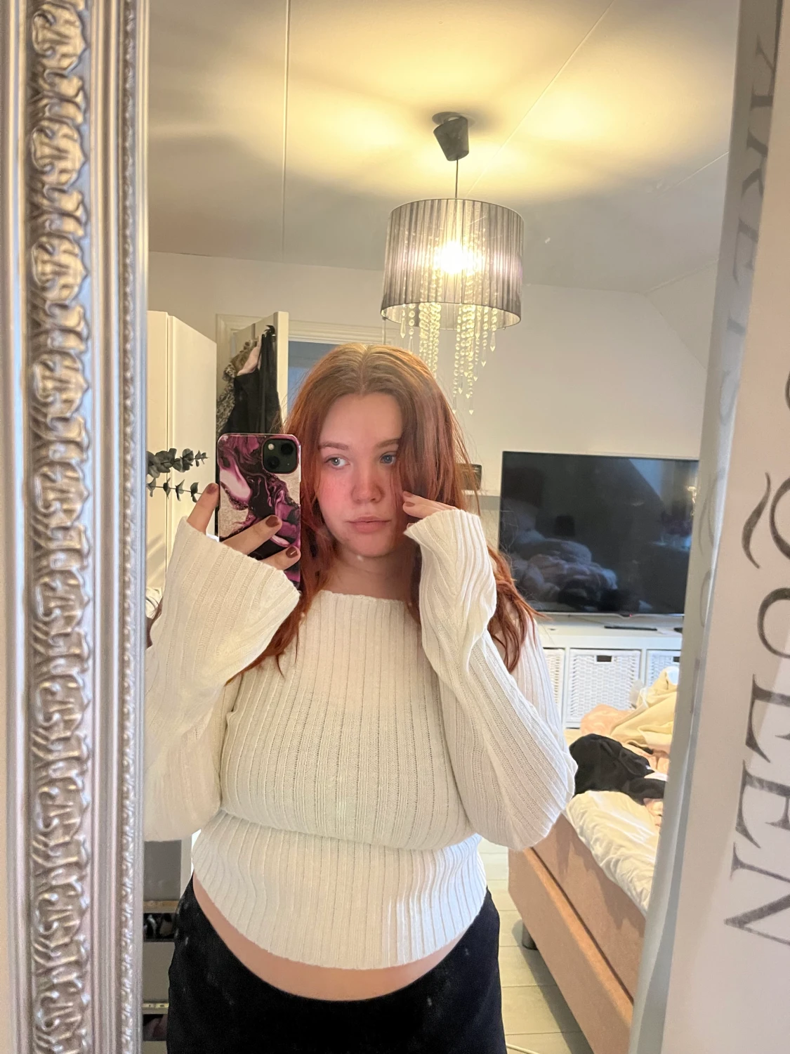 Shein stickad tröja