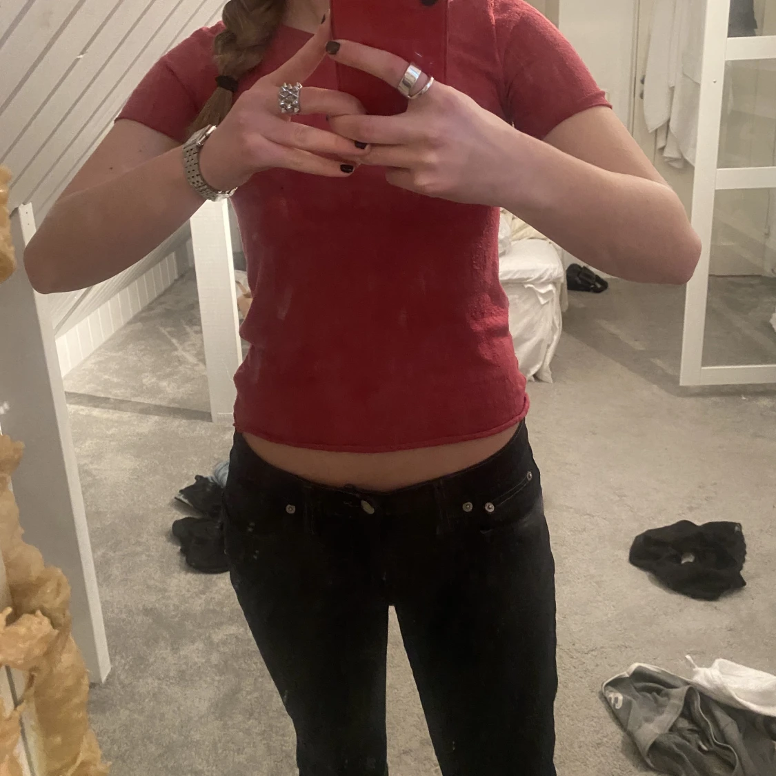 As cool röd tshirt  - 90