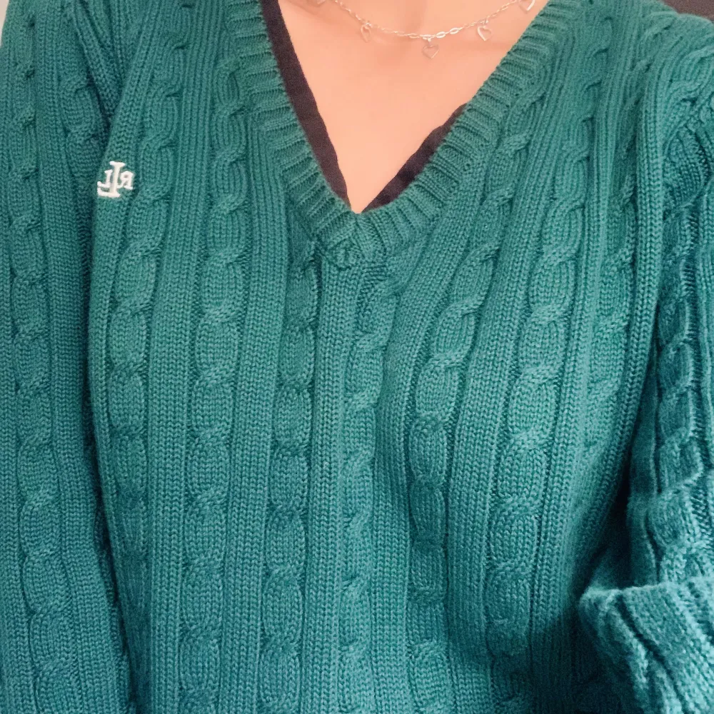 Green Ralph Lauren sweater size M. Never used.. Stickat.