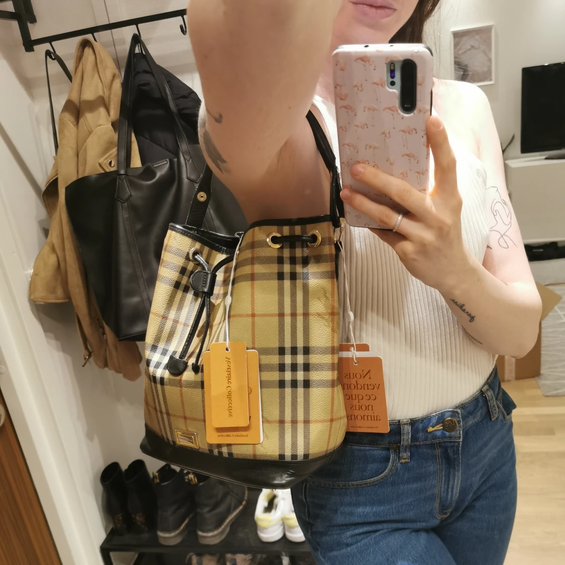 Burberry bucket bag
