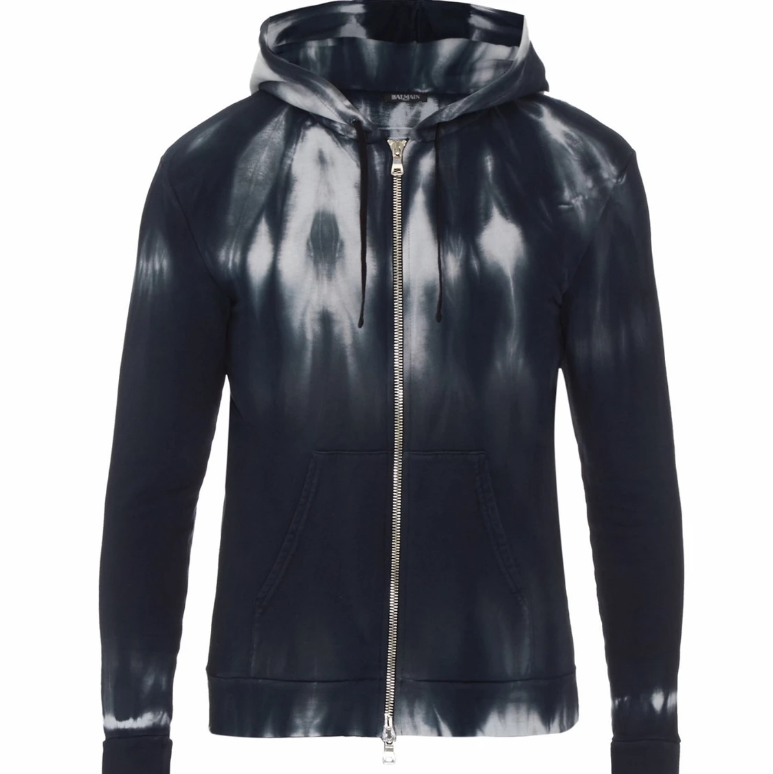 Balmain tie-dye navy hoodie  - 90