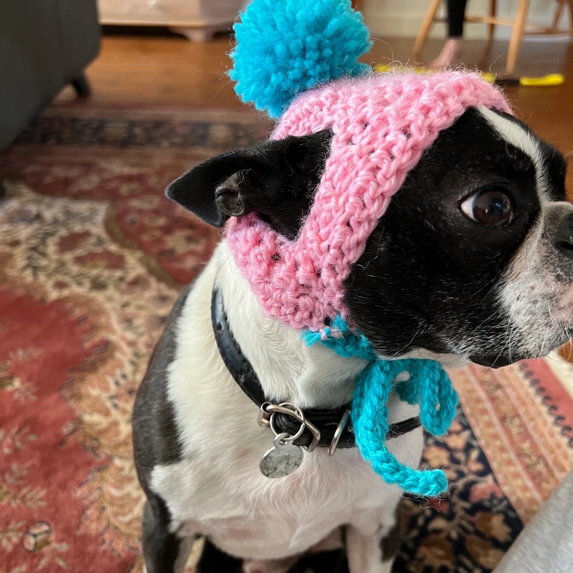 Virkad hund mössa - 91