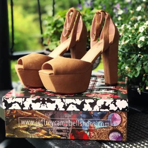 Jeffrey campbell  - Beige klackar storlek 37