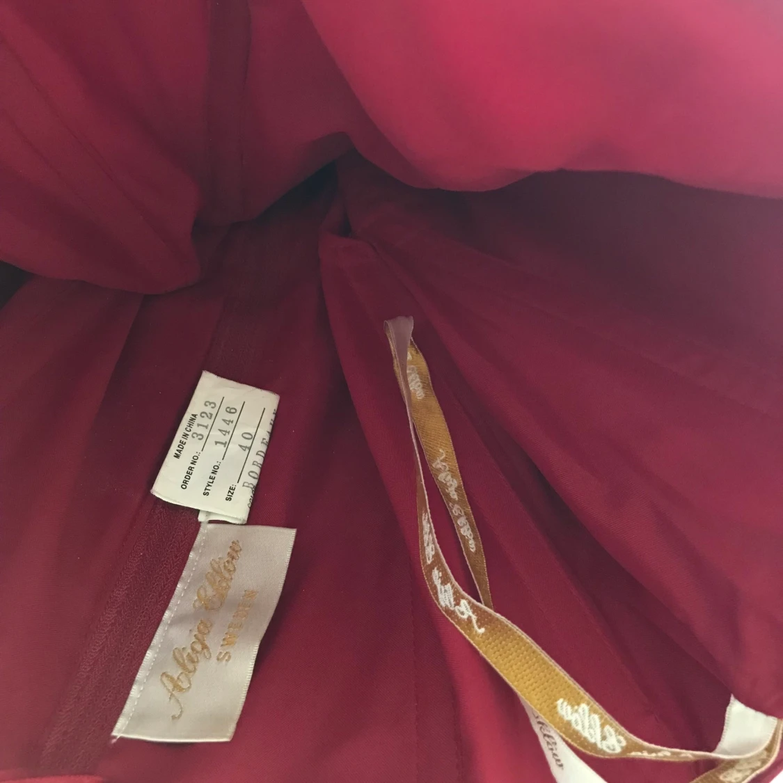 red long Skirt size 40 - 91