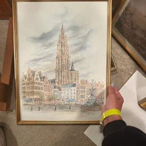 Tavla  - Tavla med super fint motiv 