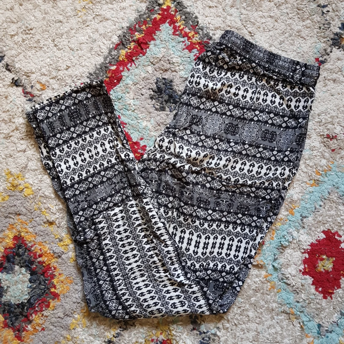 Mönstrade byxor - 91