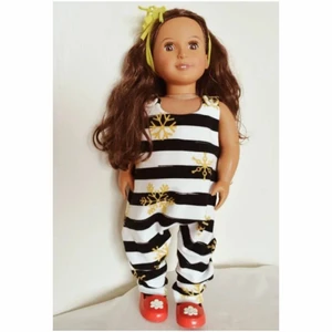 Special Handmade Baby Doll Dress - Amazing handmade baby doll dress. Half lining. Doll size is 46 cm/18”. Perfect dress for your kid’s dolls. 