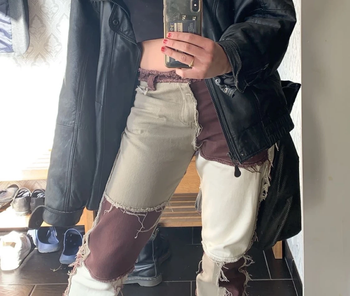 Jaded ldn patchwork jeans - 91