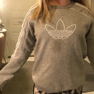 Adidias hoodie  - för stor för mig, har en liten fläck där bak, men den går nog bort i tvätten, använt några gånger. 