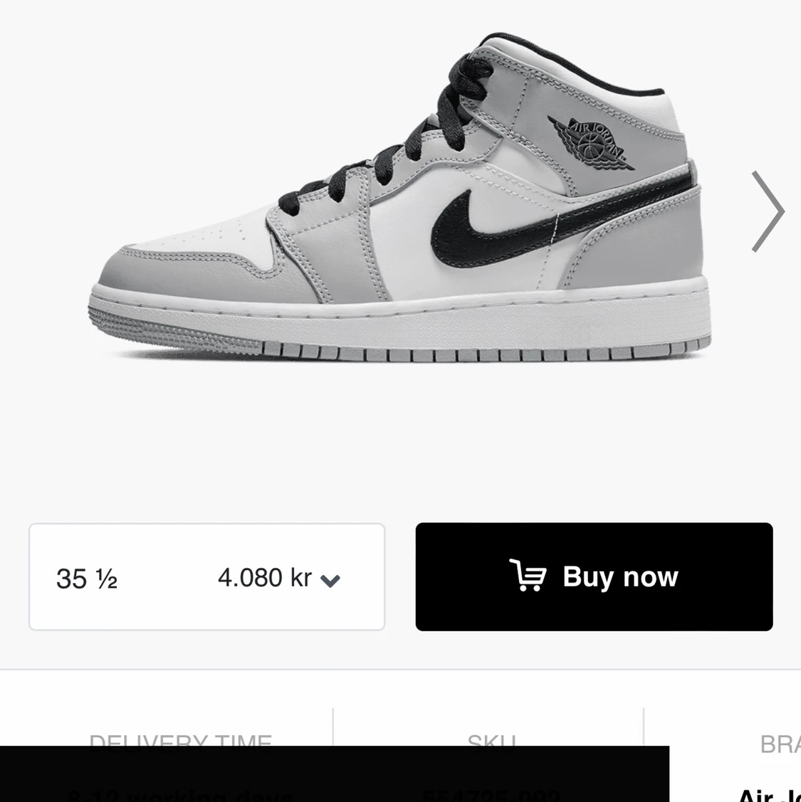 Jordans mid smokey grey