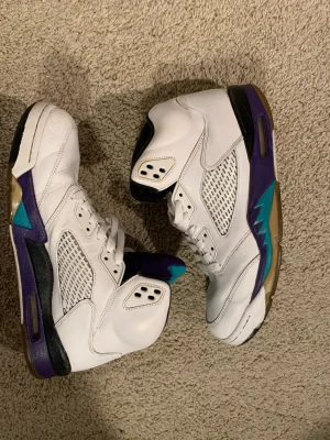 Jordan 5 Grape - Strl 45  Cond 7/10  Några få märken här och där går att få fler bilder