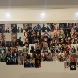 Små foton - Marvel - Ca 80 små bilder. Alla hör till Marvel filmerna. Alla bilder är i bra skick, älskar dem bara inte lika mycket längre. Pris kan absolut diskuteras🤍