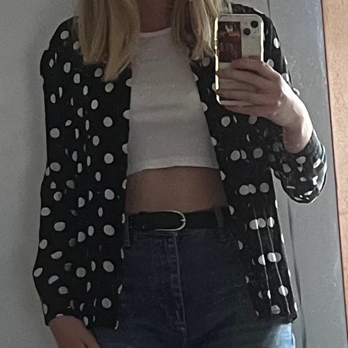 H&M divided prickig skjorta