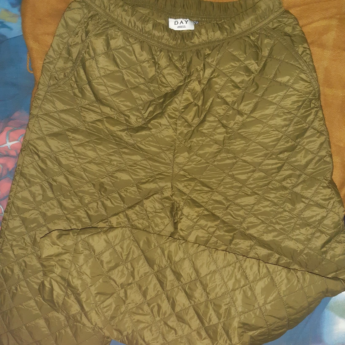 Gröna quiltade överdragsbyxor  - 91