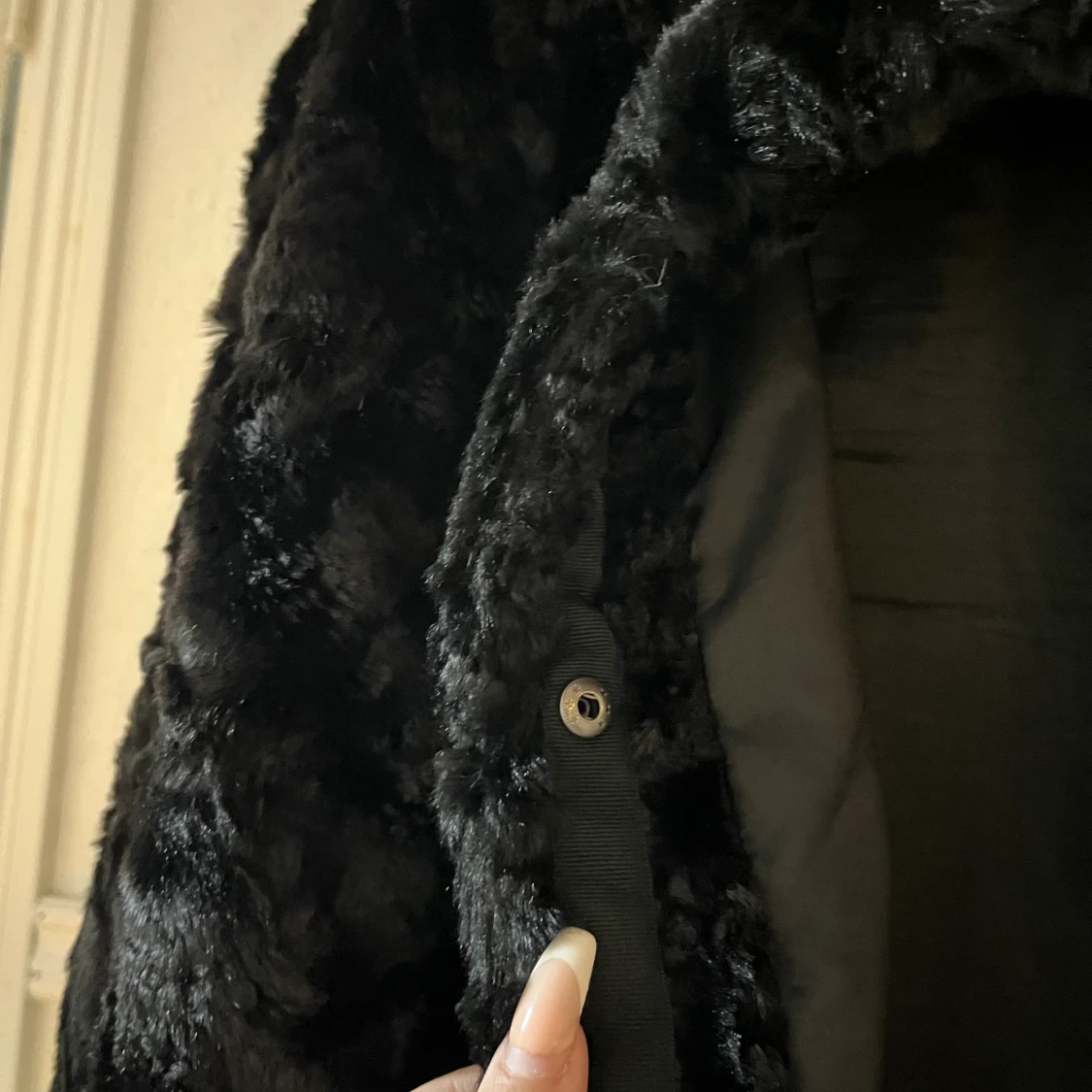 Fluffig liten päls aktig jacka KIDS - 91