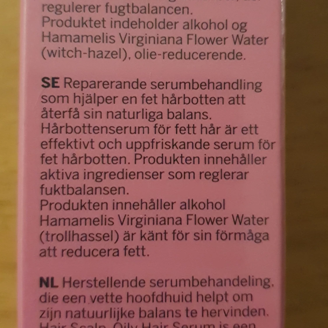 Hår serium - oljligt hår - 90