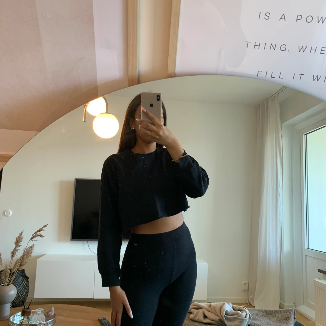 Croppad sweatshirt - 90