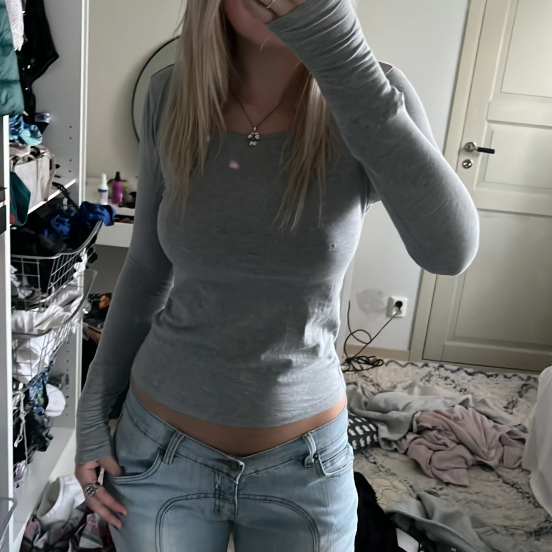 💋Grå långärmad💋