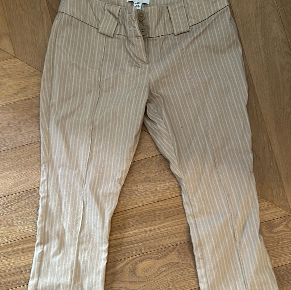 Randiga kostymbyxor - 90