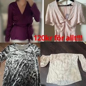 Blus topp - 120kr för allt!!! Storlek xs/s. Allt är nytt utom den blåa