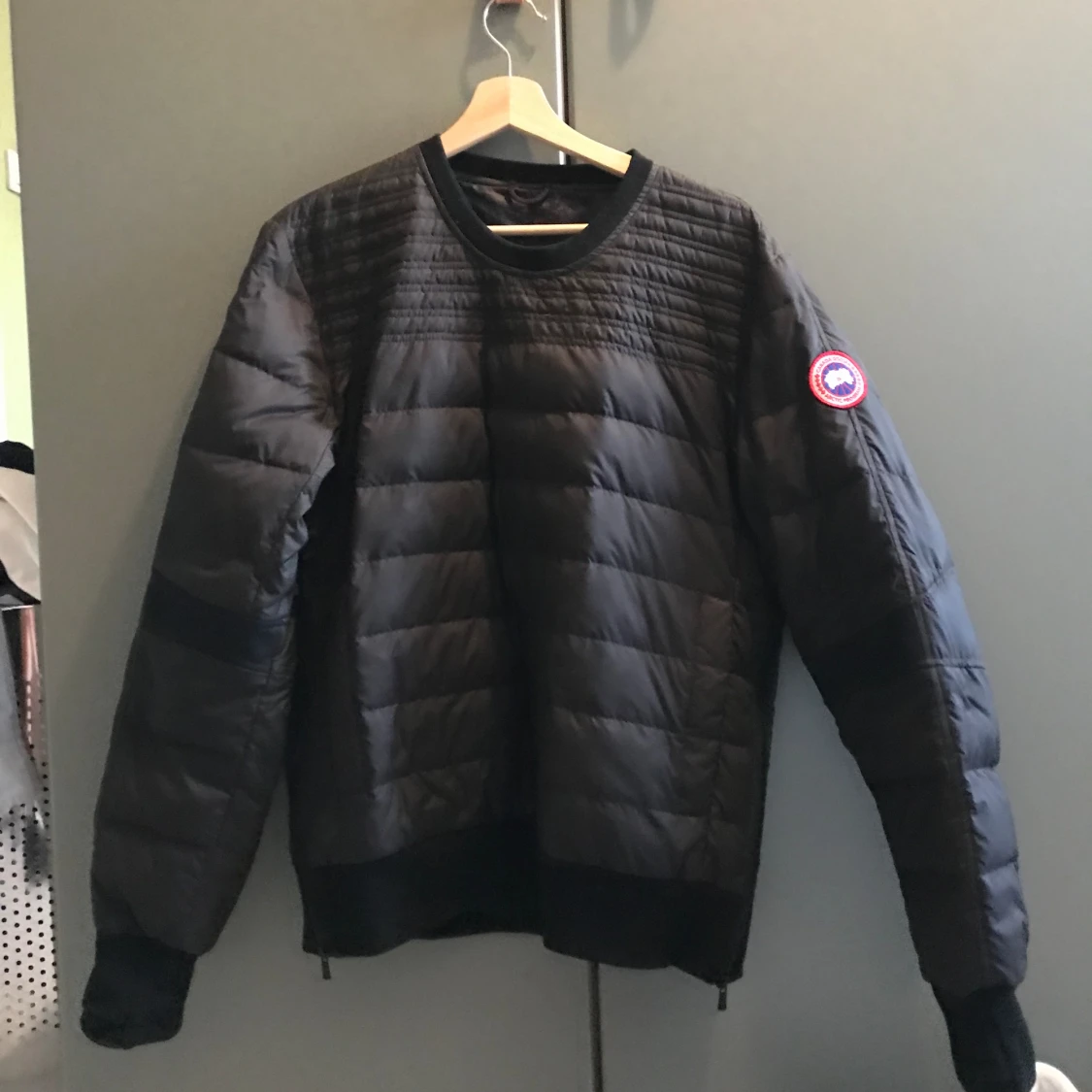 Svart Canada Goose pullover jacka