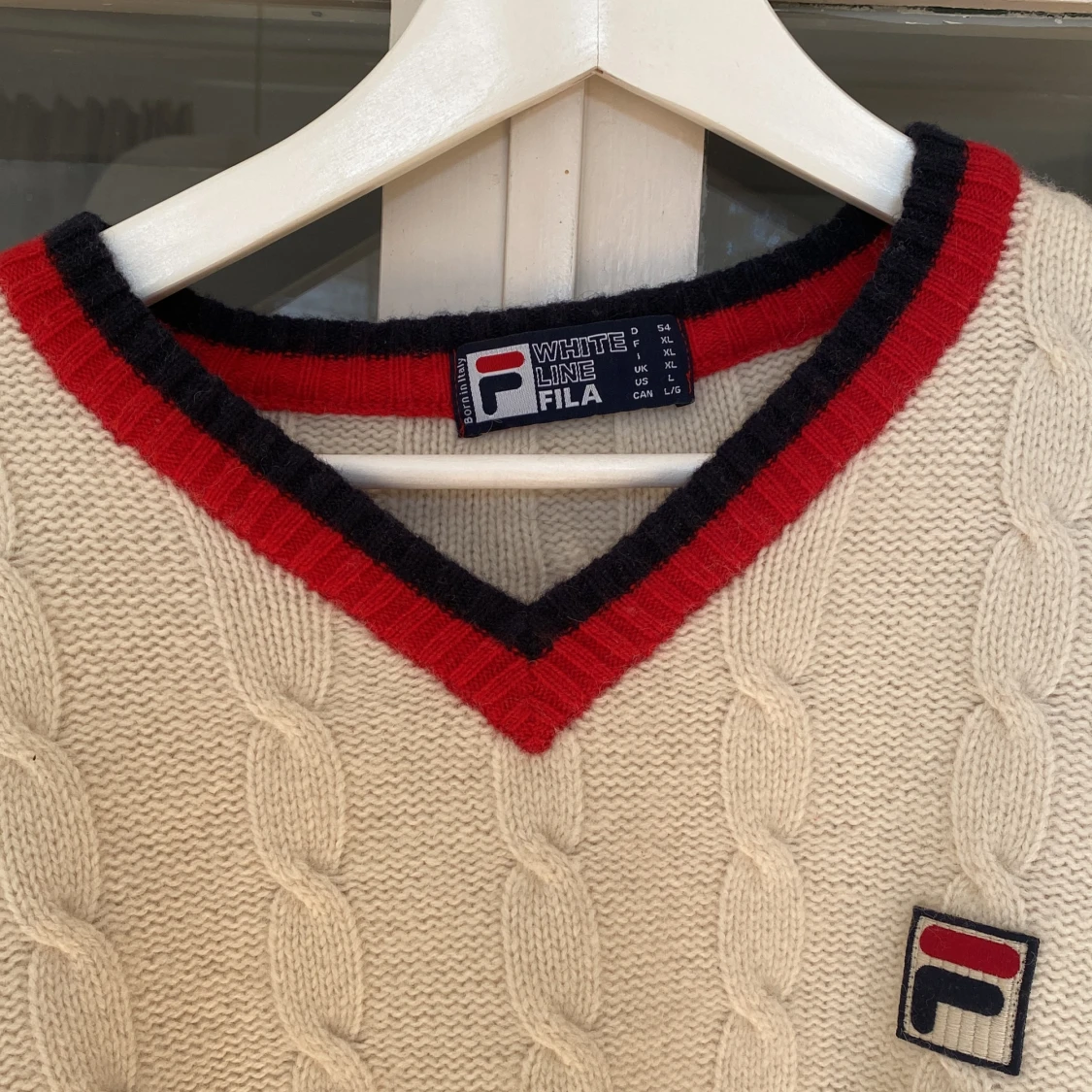 FILA stickad tröja ull - 90