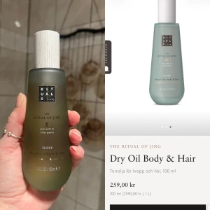 Ny! Rituals torrolja Jing 100ml - Nya oanvänd torrolja från rituals i serien Jing. En lugnande soft som passar perfekt efter ett bad eller en dusch innan man går och lägger sig. Mer finns att läsa på rituals hemsida 🫶🏻 Ord pris 259:- Kika gärna på mina andra annonser 💗