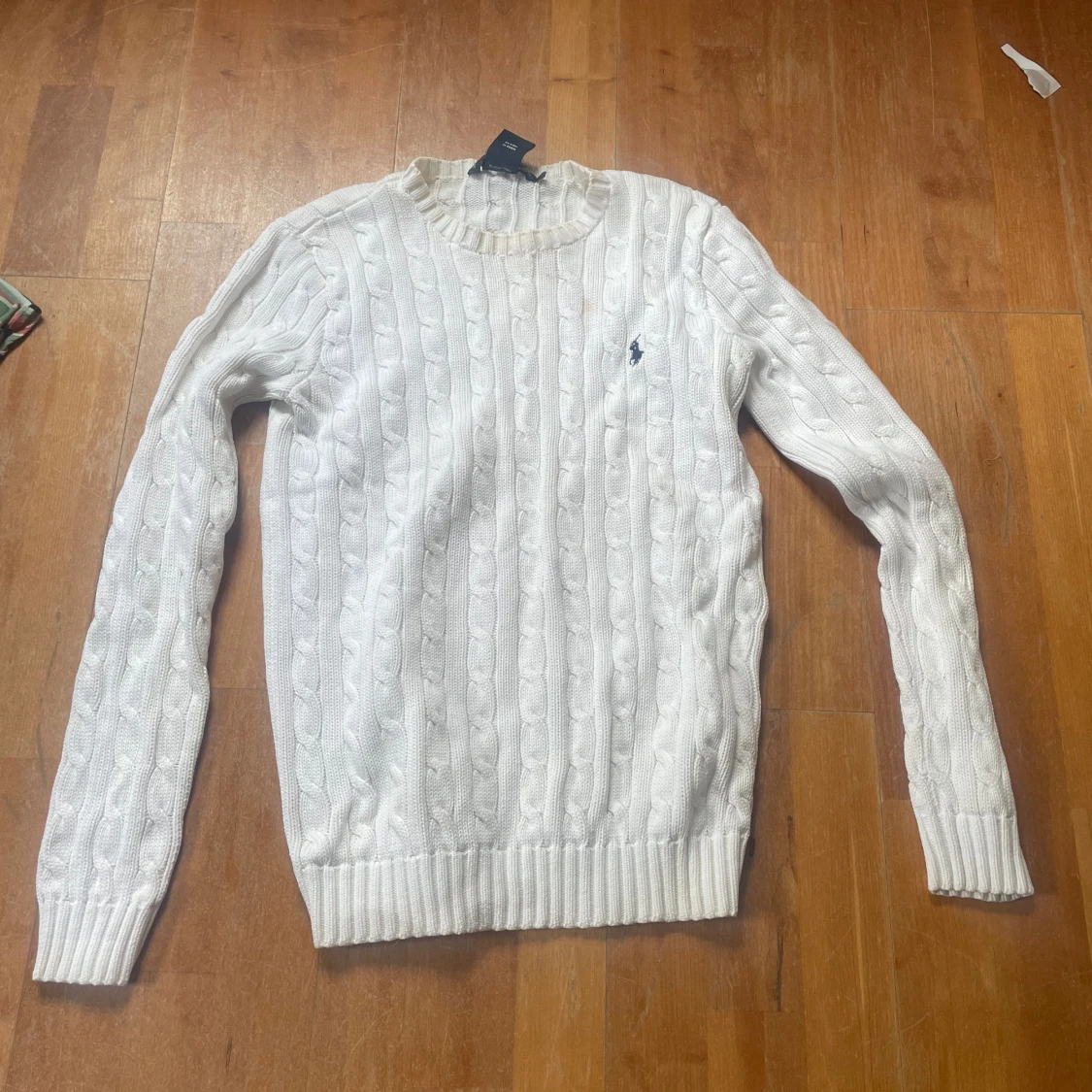 Vit Ralph lauren tröja 