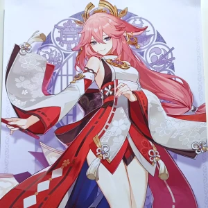 Yae Miko poster från Genshin Impact - Ser helt ny ut. 41 x 30 cm Köpte för 250 kr Mitt pris 100 kr 