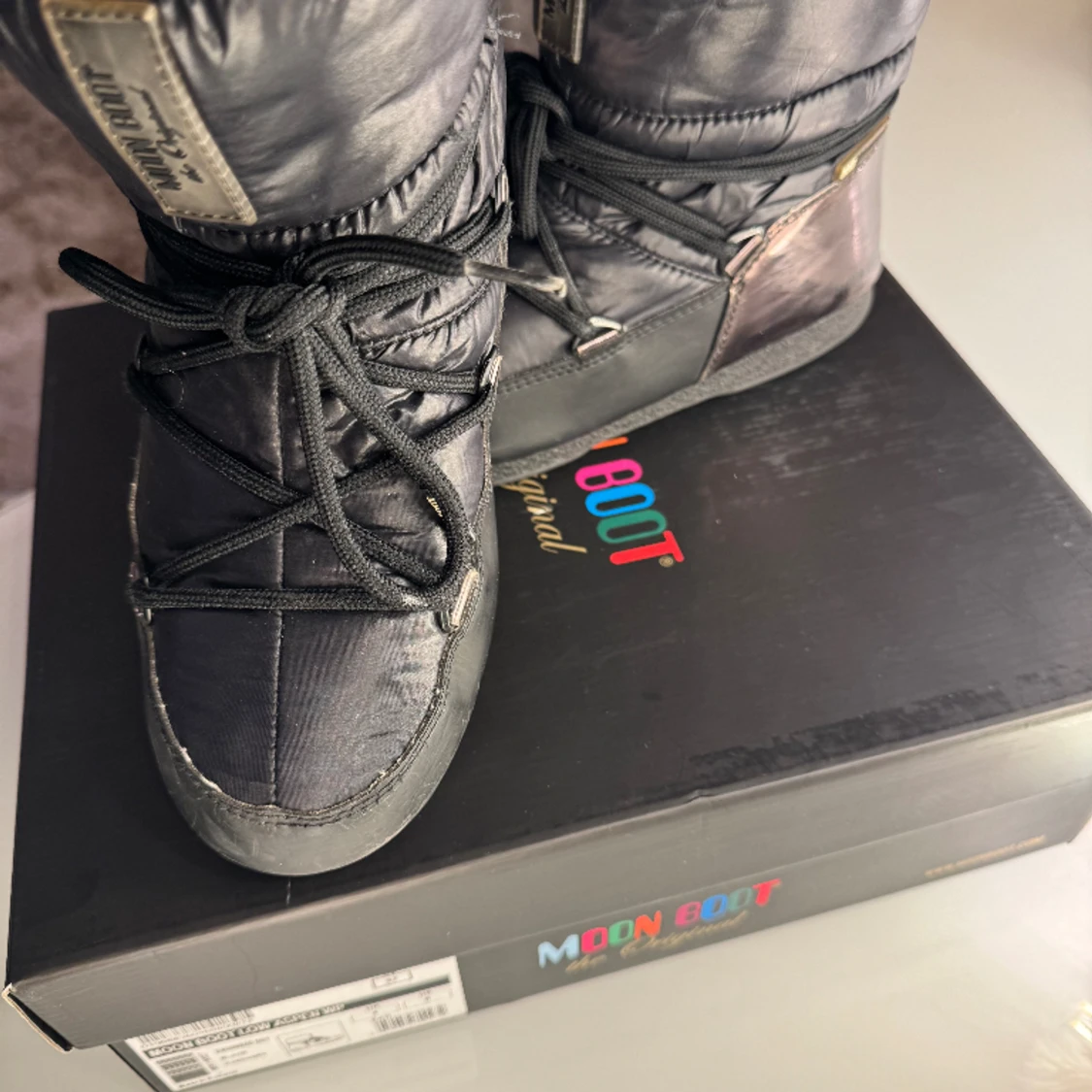 Moon boots svarta låga - 91