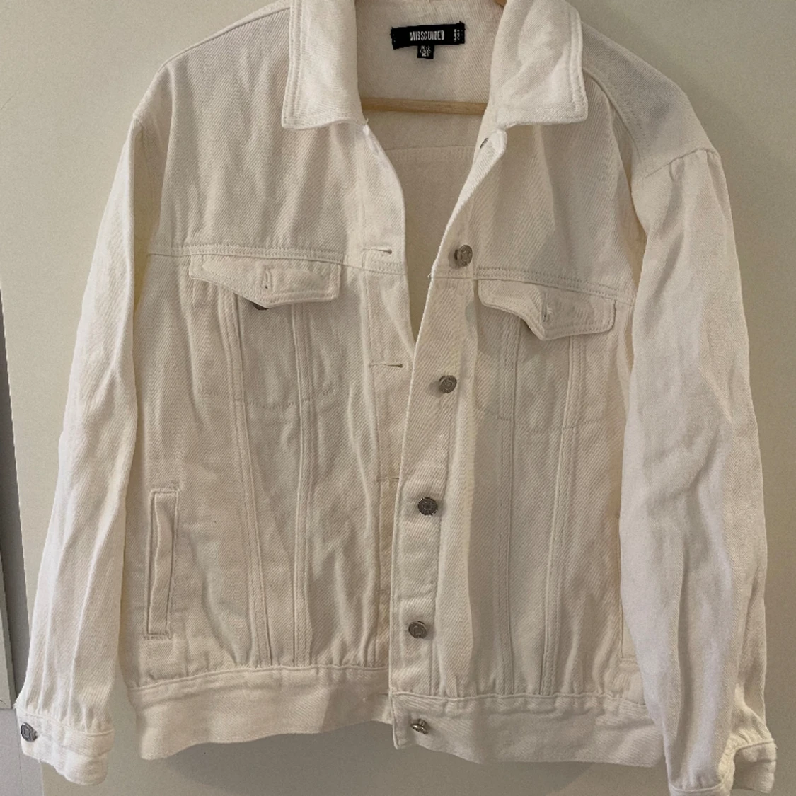 Jeans jacka vit  - 90