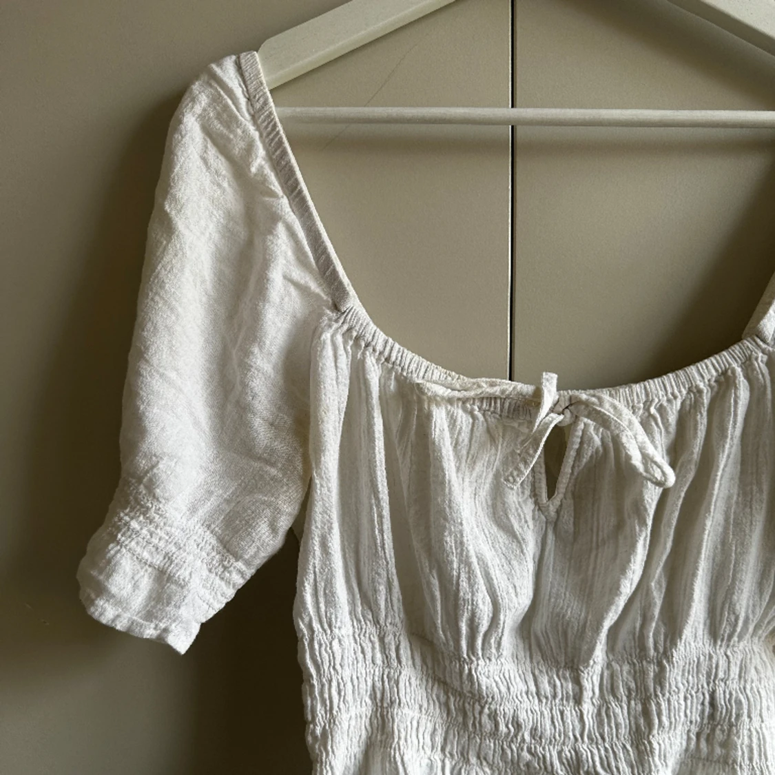 Vit somrig blus - 90