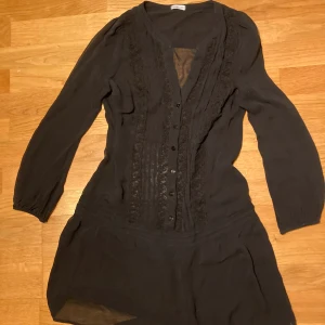 svart intimissimi klänning - svart intimissimiklänning, genomsynlig, luftig, sommrig