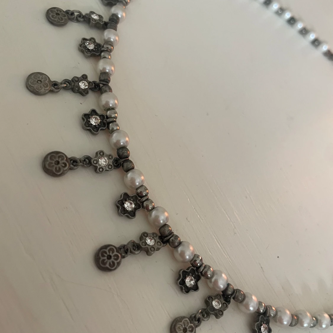 Vintage pärlhalsband 🕯️ - 91