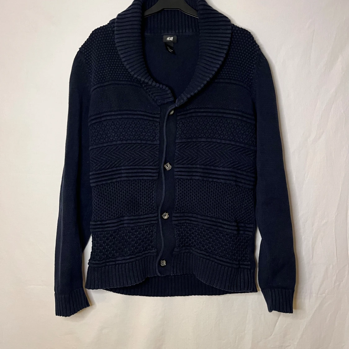 Marinblå kofta - 90