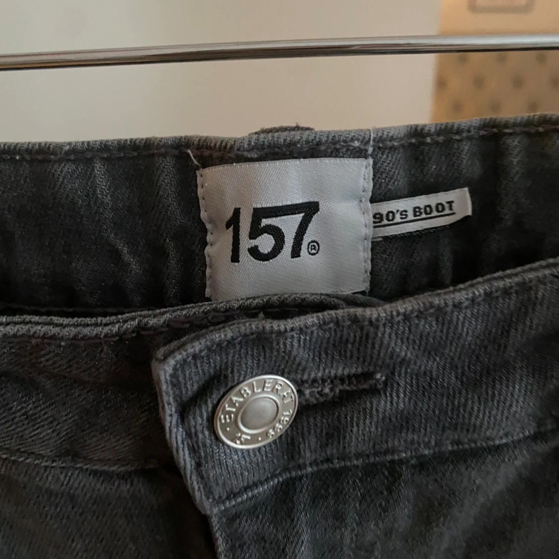 Grå Bootcut jeans  - 92