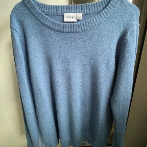 Blå stickad tröja  - Helt oanvänd ✨✨
