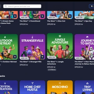 The Sims 4 - Säljer The sims 4 konto med 18 olika tillägg, har dock inte alla med på bild. Fungerar utmärkt!