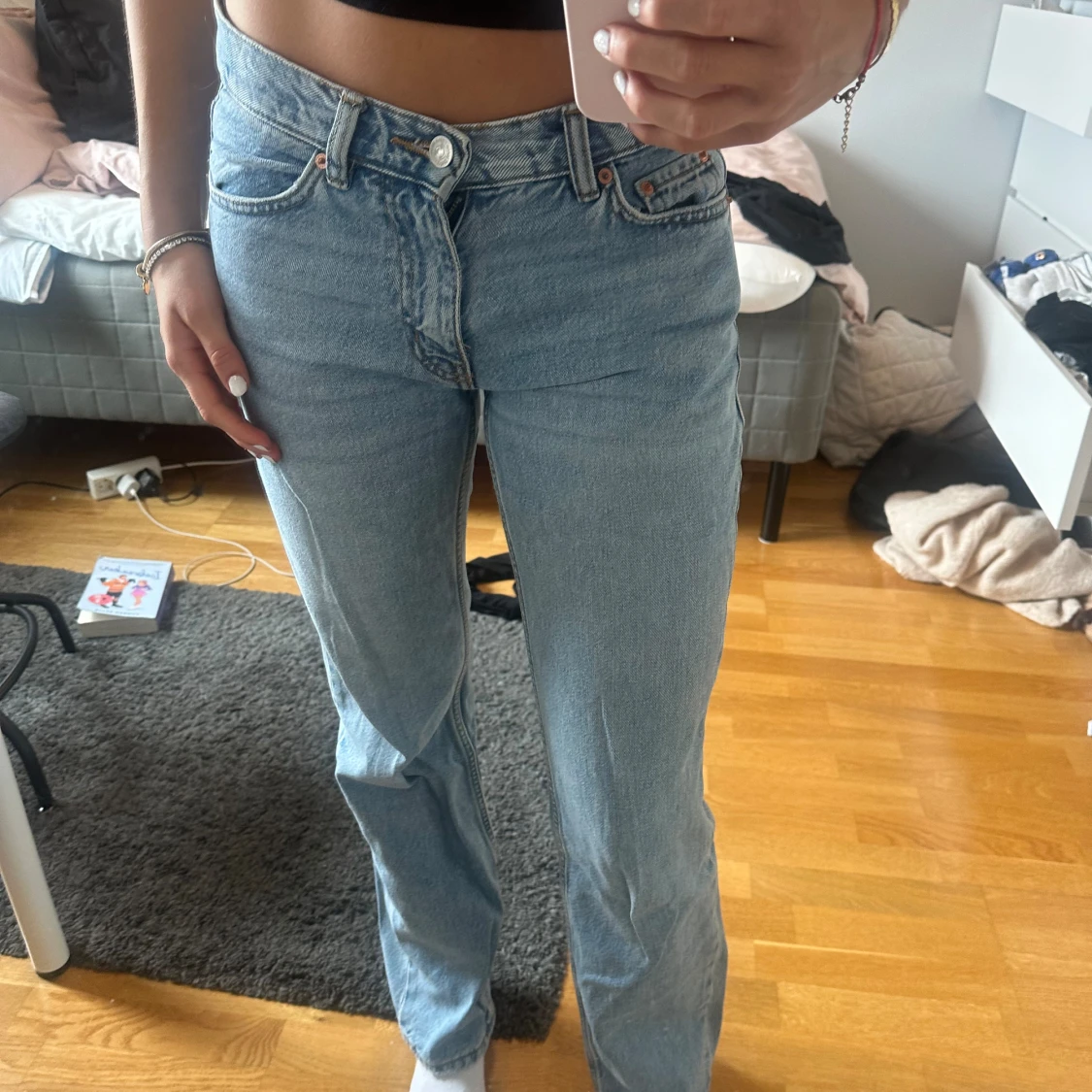 Lågmidjade jeans  - 90