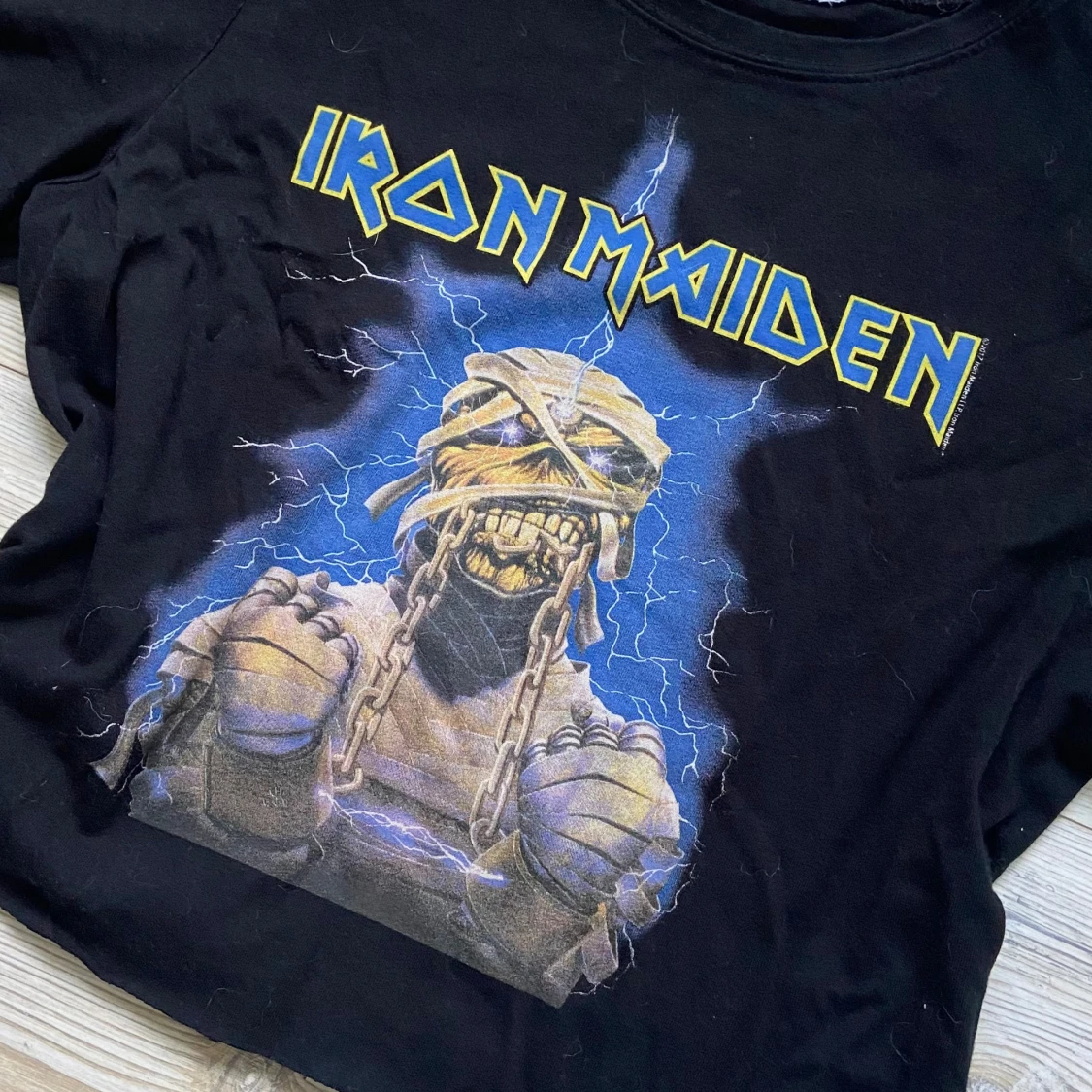Croppad Iron Maiden t-shirt - 90